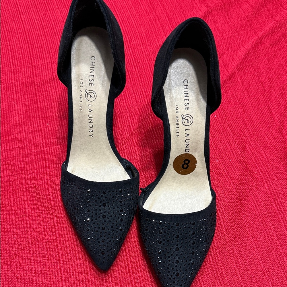 Chinese Laundry Black Pointed Heels